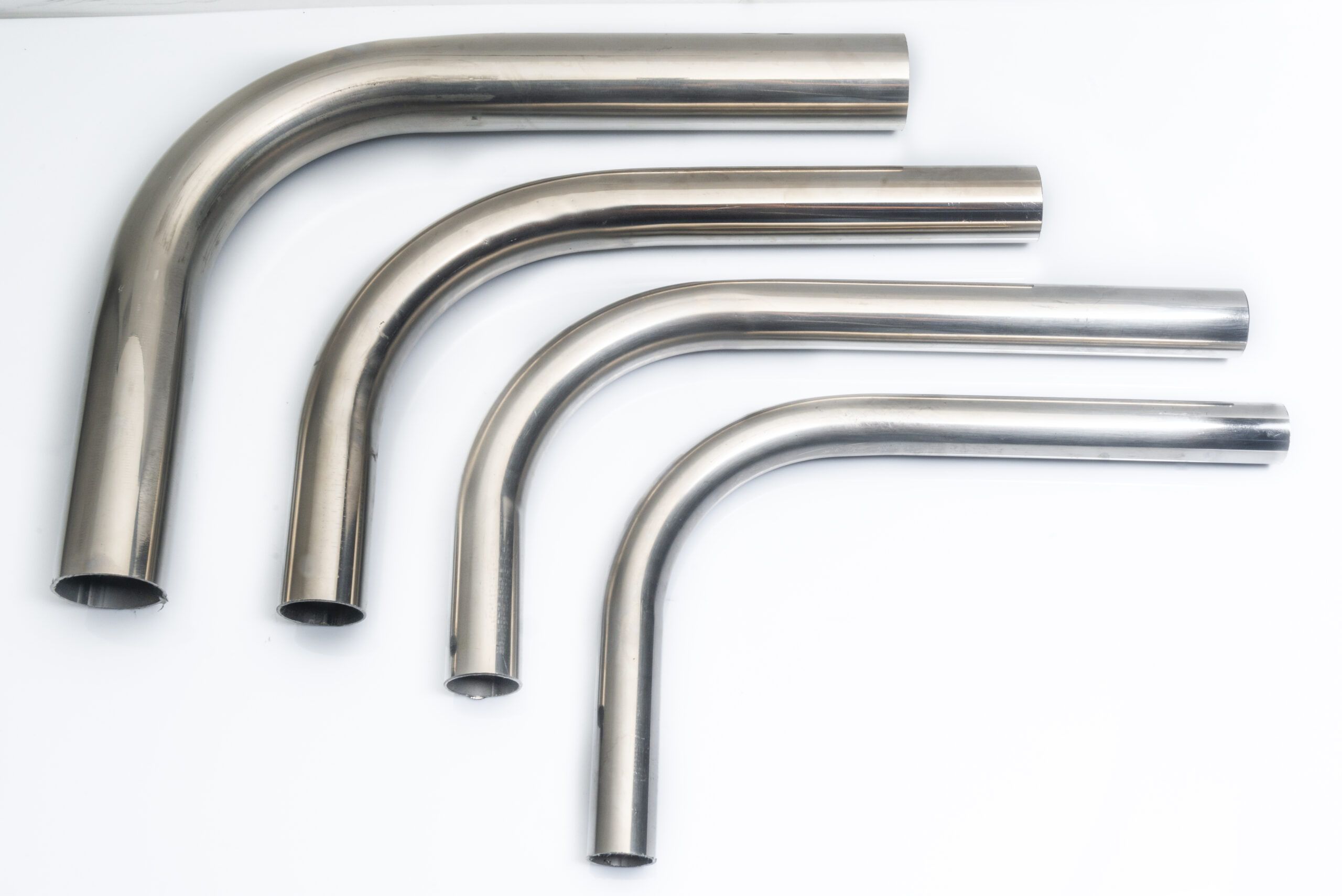 Tubo redondo de acero inoxidable curvado