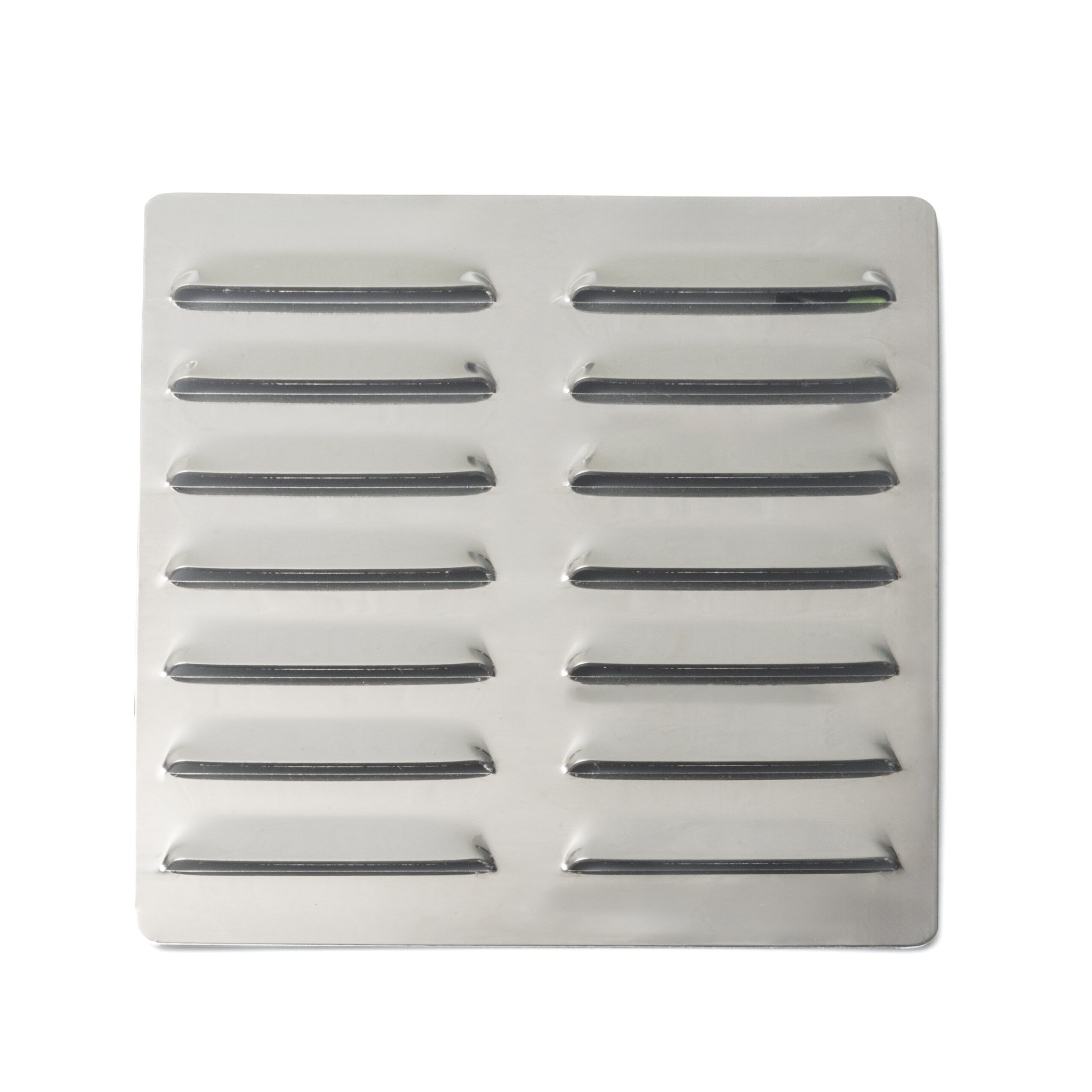RV-301 Rejilla de Ventilación cuadrada acero inoxidable 304 BA