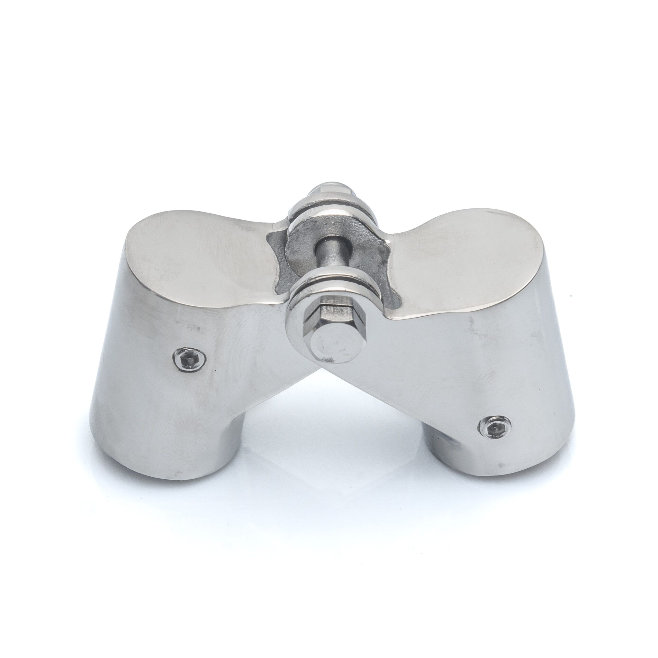 Unión articulada Acero Inoxidable 316 ba para tubo redondo de 20mm y 22mm