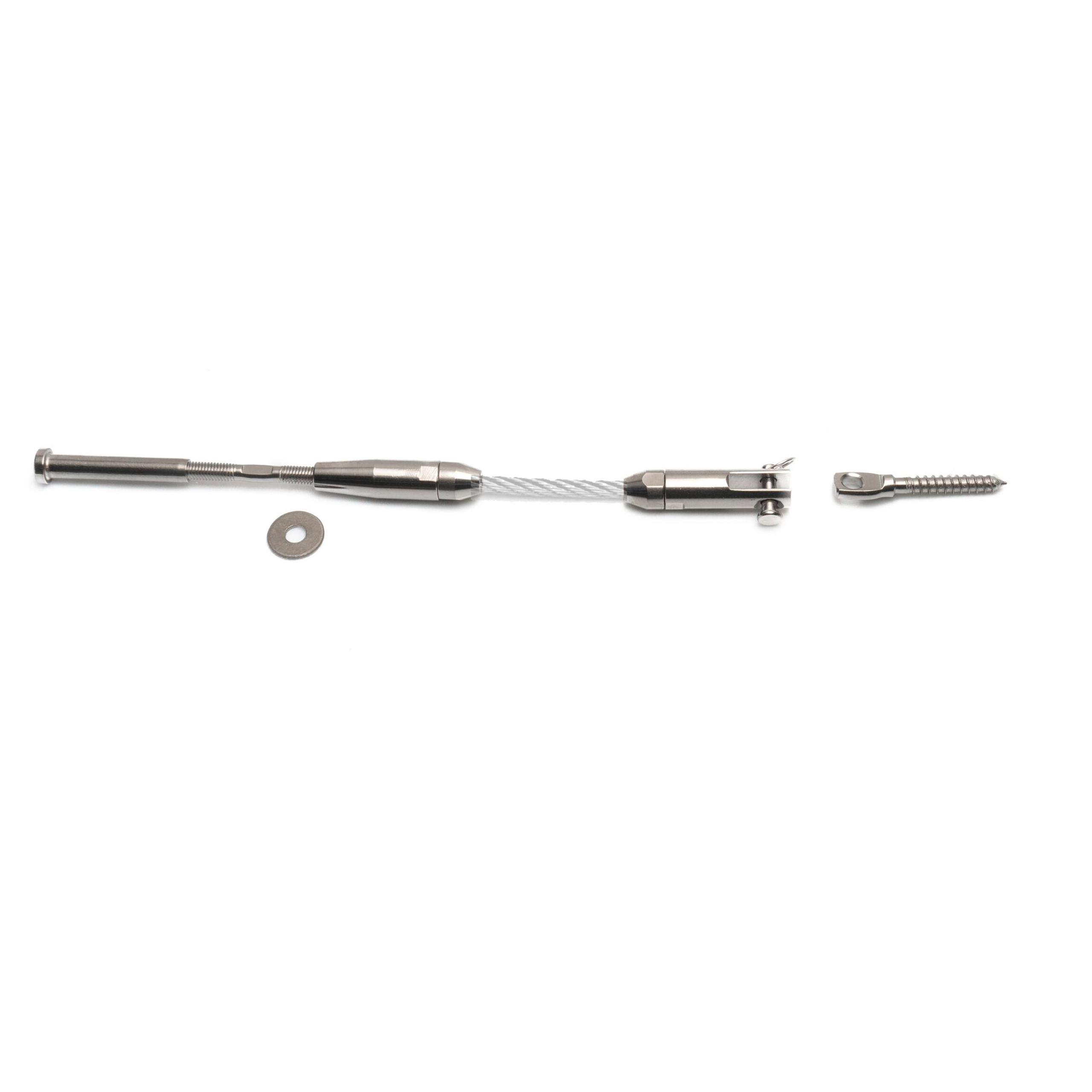 Kit barandilla cable acero inox